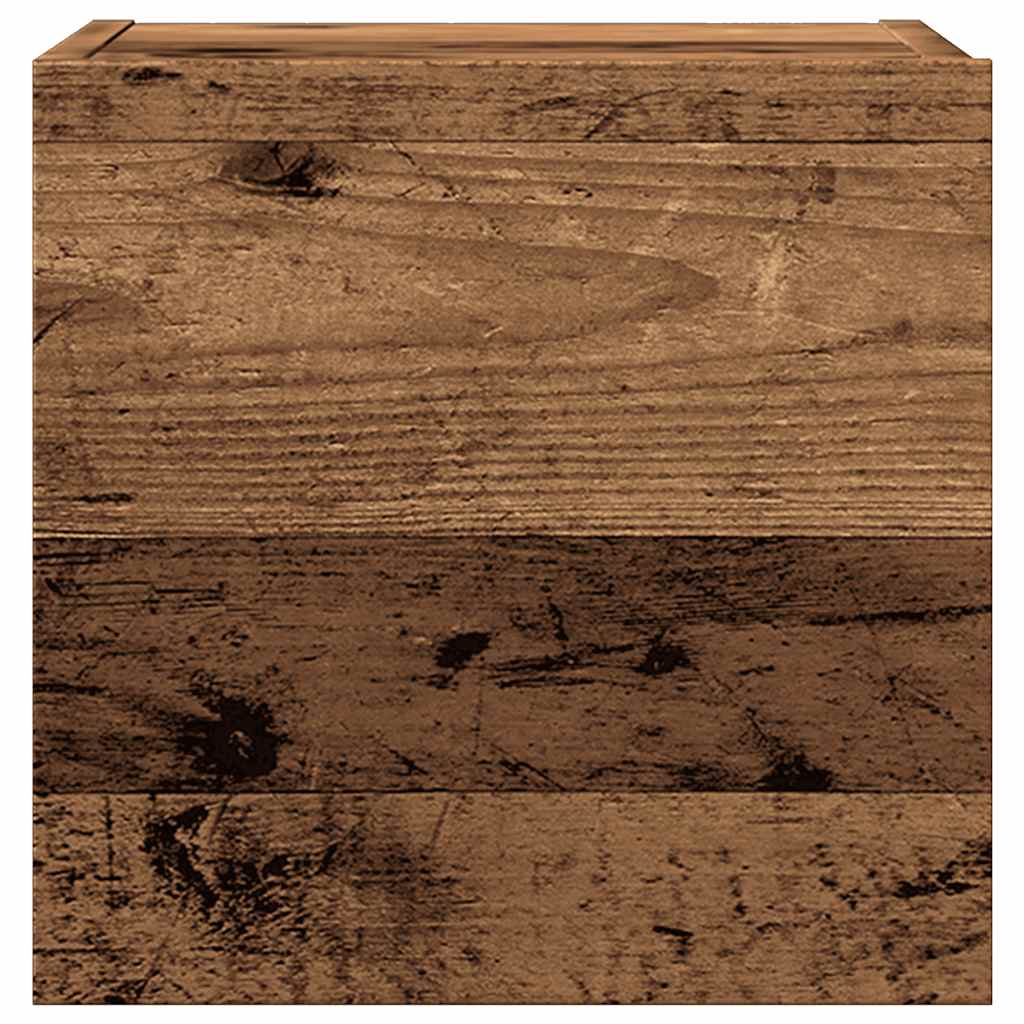 Ensemble de meuble TV mural 5 pcs vieux bois bois d'ingénierie - XIOS
