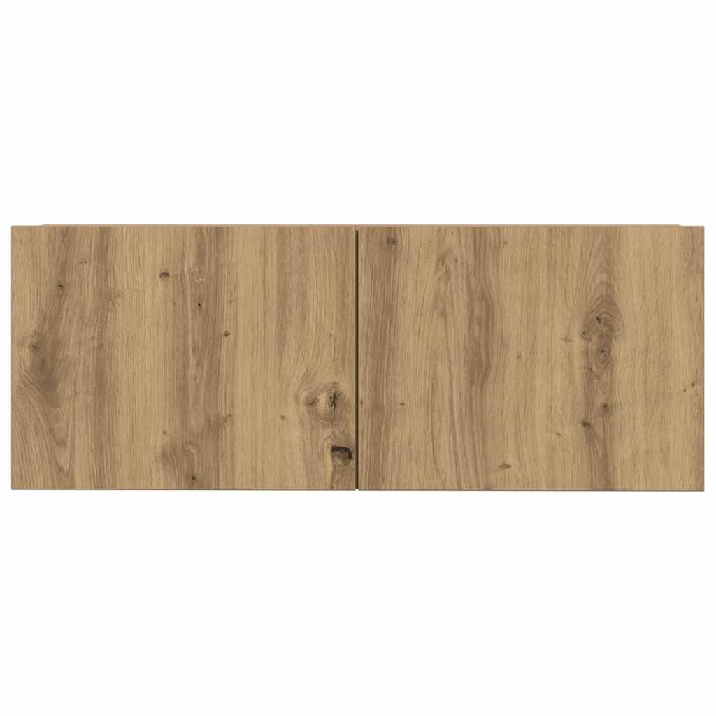 Ensemble de meuble TV mural 5 pcs chêne artisanal - XIOS