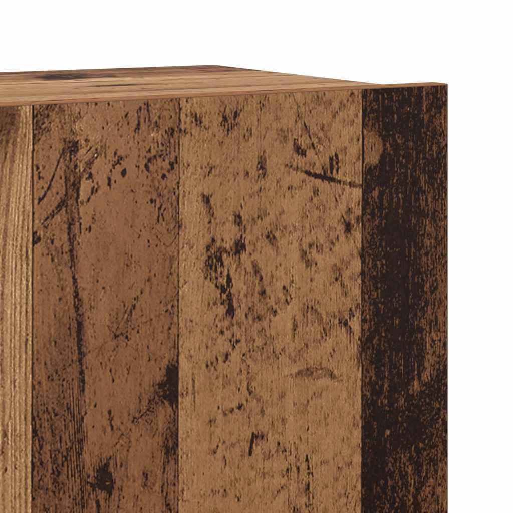 Ensemble de meuble TV mural 7 pcs vieux bois bois d'ingénierie - XIOS