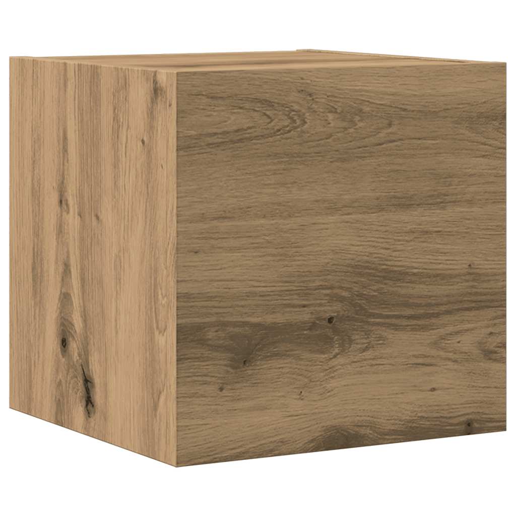Ensemble de meuble TV mural 7 pcs chêne artisanal - XIOS