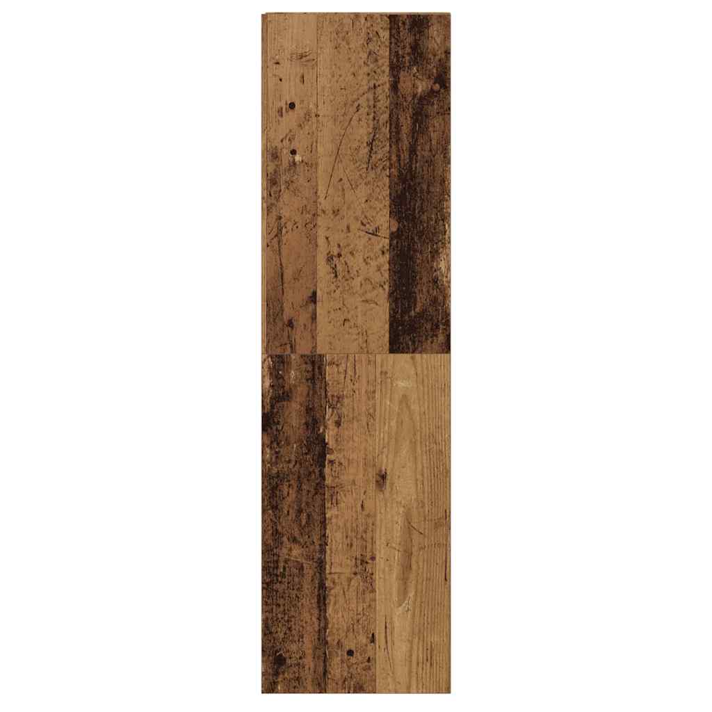 Ensemble de meuble TV mural 7 pcs vieux bois bois d'ingénierie - XIOS