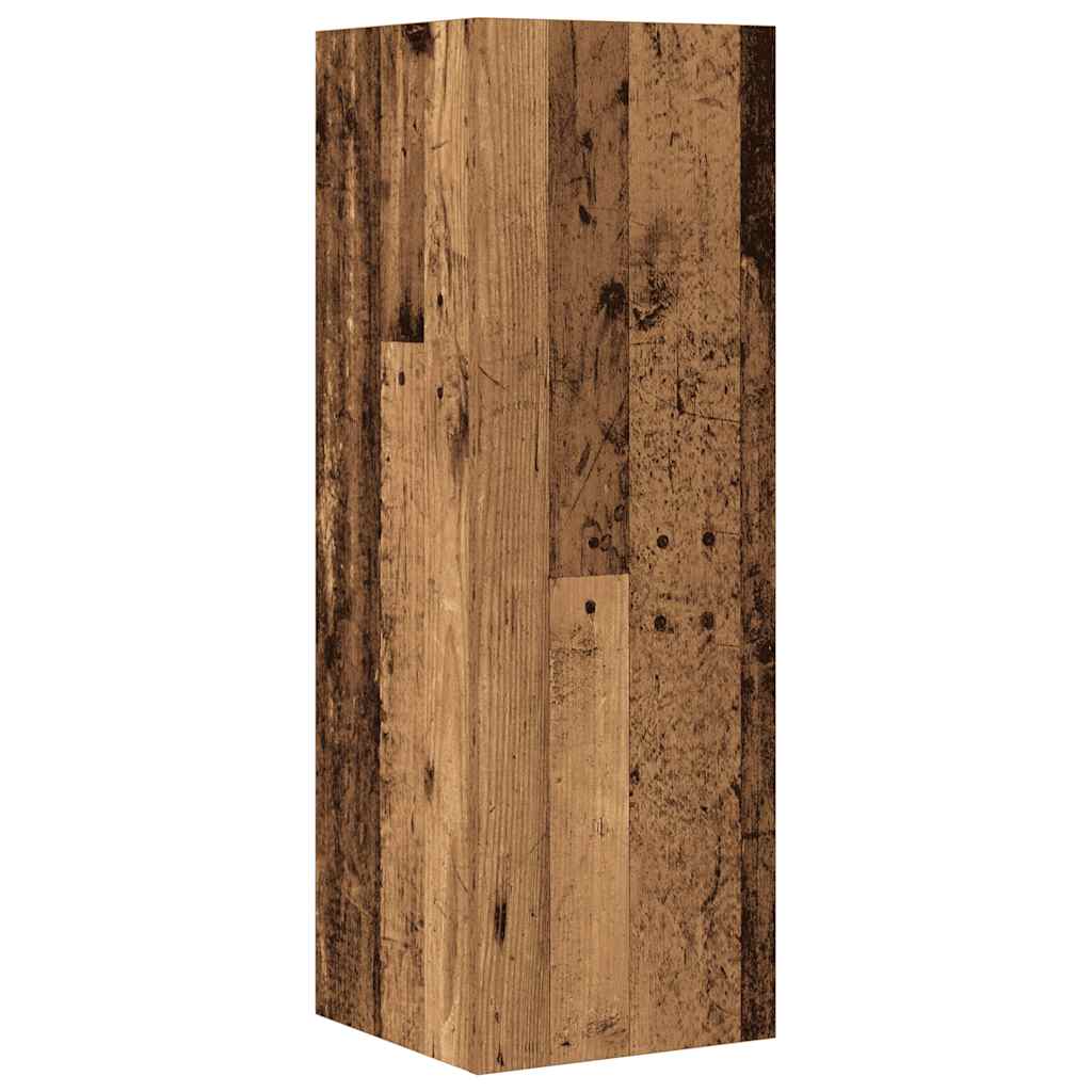 Ensemble de meuble TV mural 4 pcs vieux bois bois d'ingénierie - XIOS