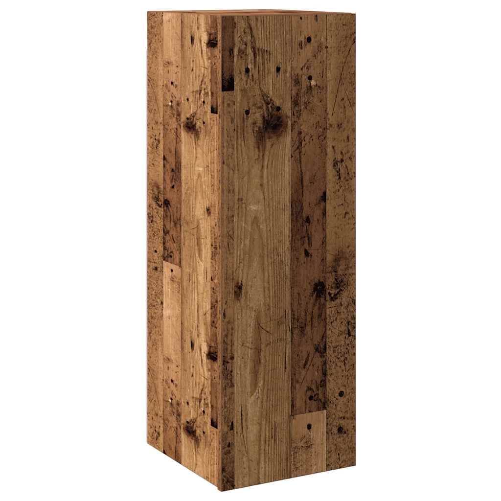 Ensemble de meuble TV mural 4 pcs vieux bois bois d'ingénierie - XIOS