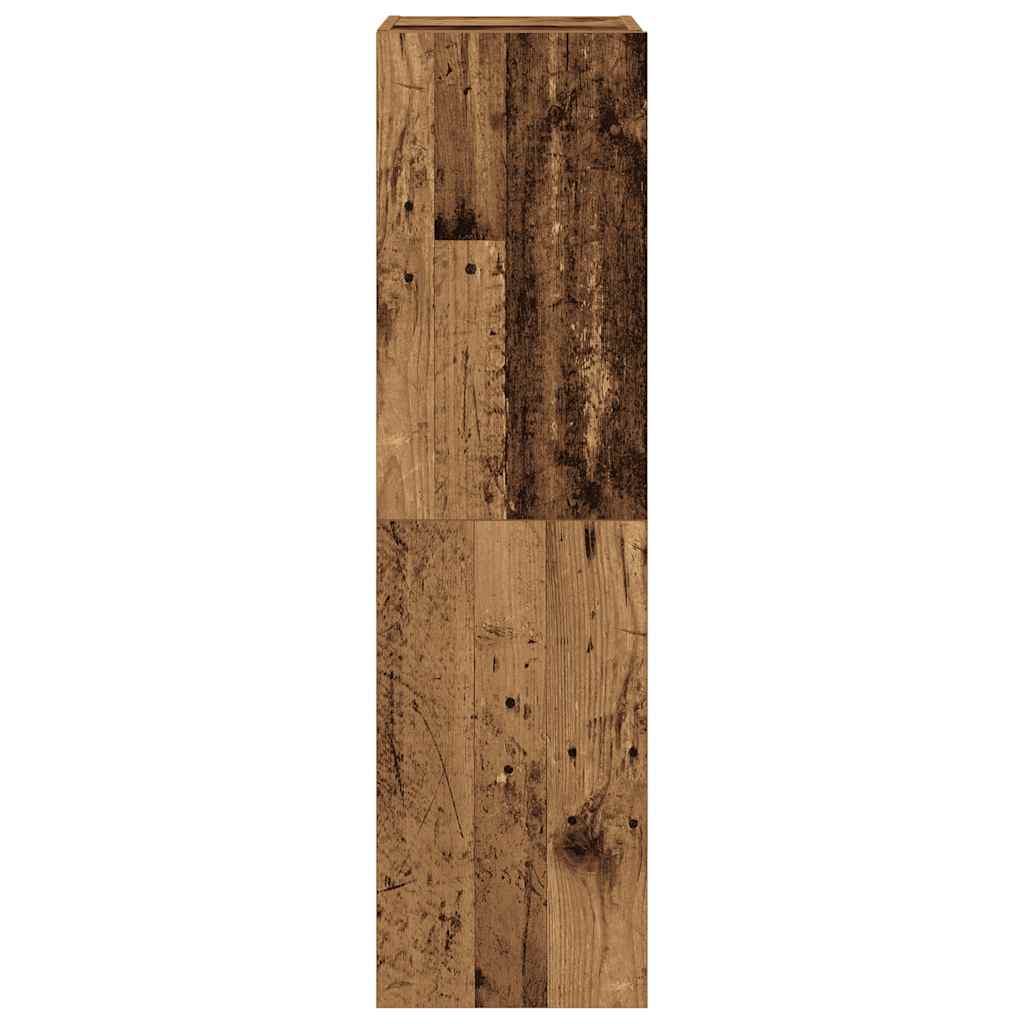 Ensemble de meuble TV mural 4 pcs vieux bois bois d'ingénierie - XIOS