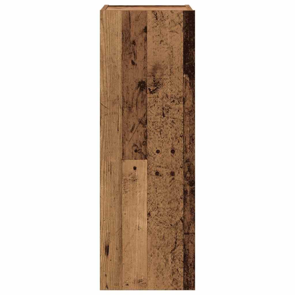 Ensemble de meuble TV mural 4 pcs vieux bois bois d'ingénierie - XIOS