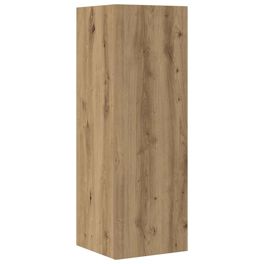 Ensemble de meuble TV mural 4 pcs chêne artisanal - XIOS