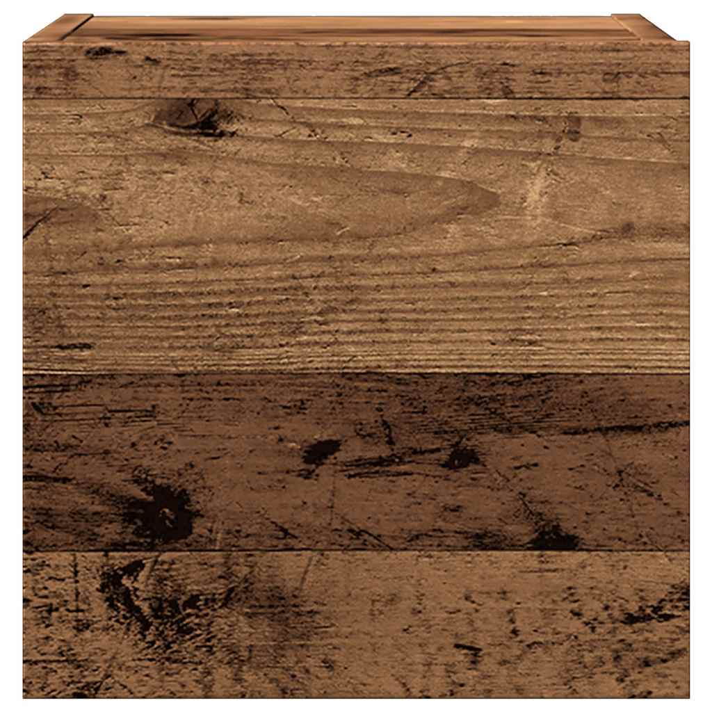 Ensemble de meuble TV mural 4 pcs vieux bois bois d'ingénierie - XIOS