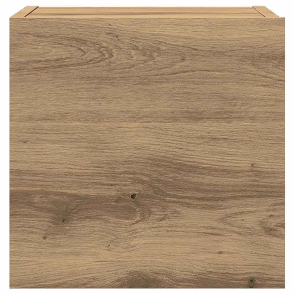 Ensemble de meuble TV mural 4 pcs chêne artisanal - XIOS