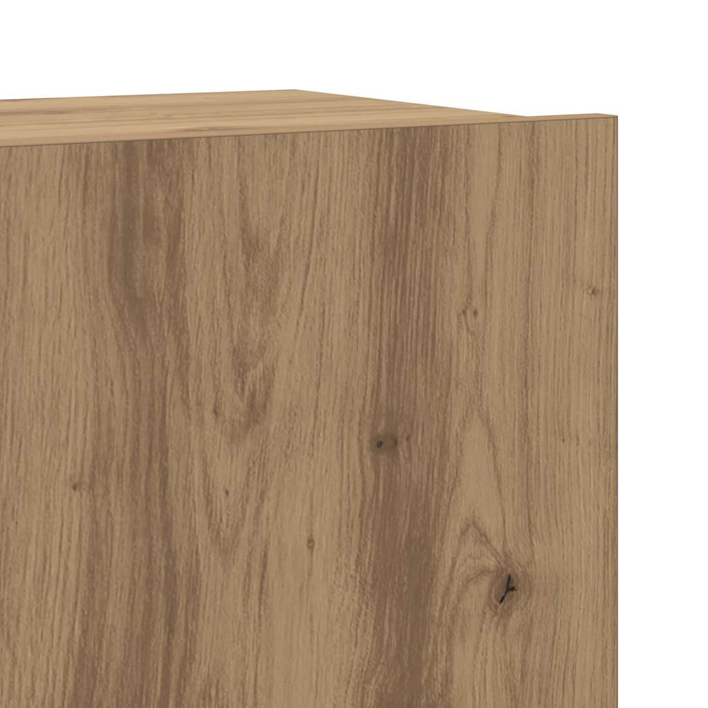 Ensemble de meuble TV mural 4 pcs chêne artisanal - XIOS