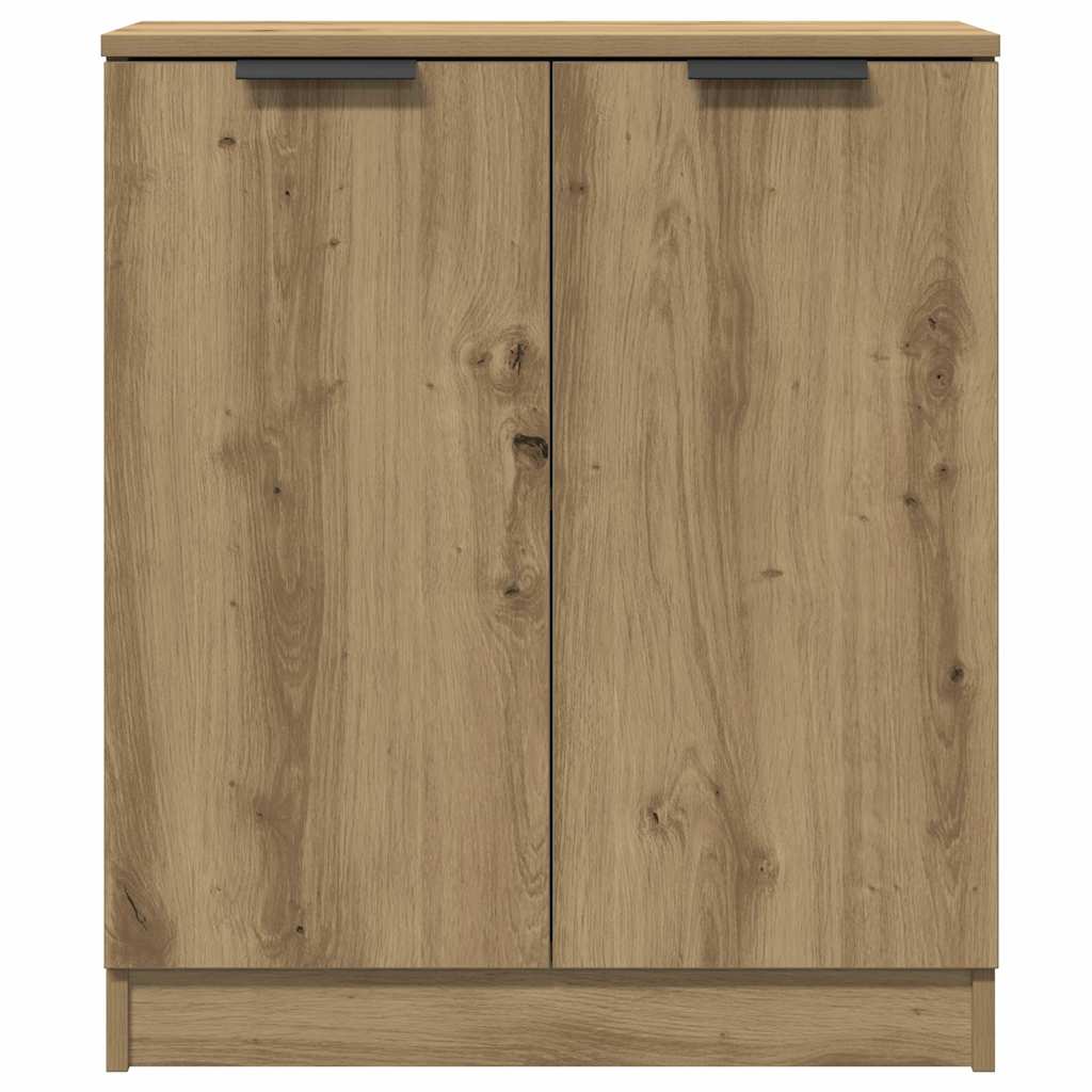 Buffets 3 pcs chêne artisanal 60x30x70 cm bois d'ingénierie - XIOS