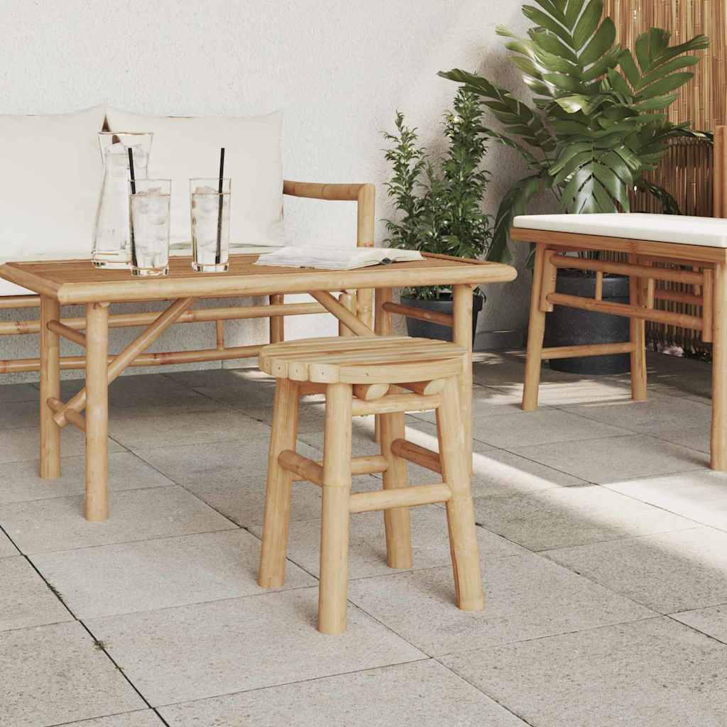 Tabouret Marron 30 x 30 x 36 cm Bambou - XIOS