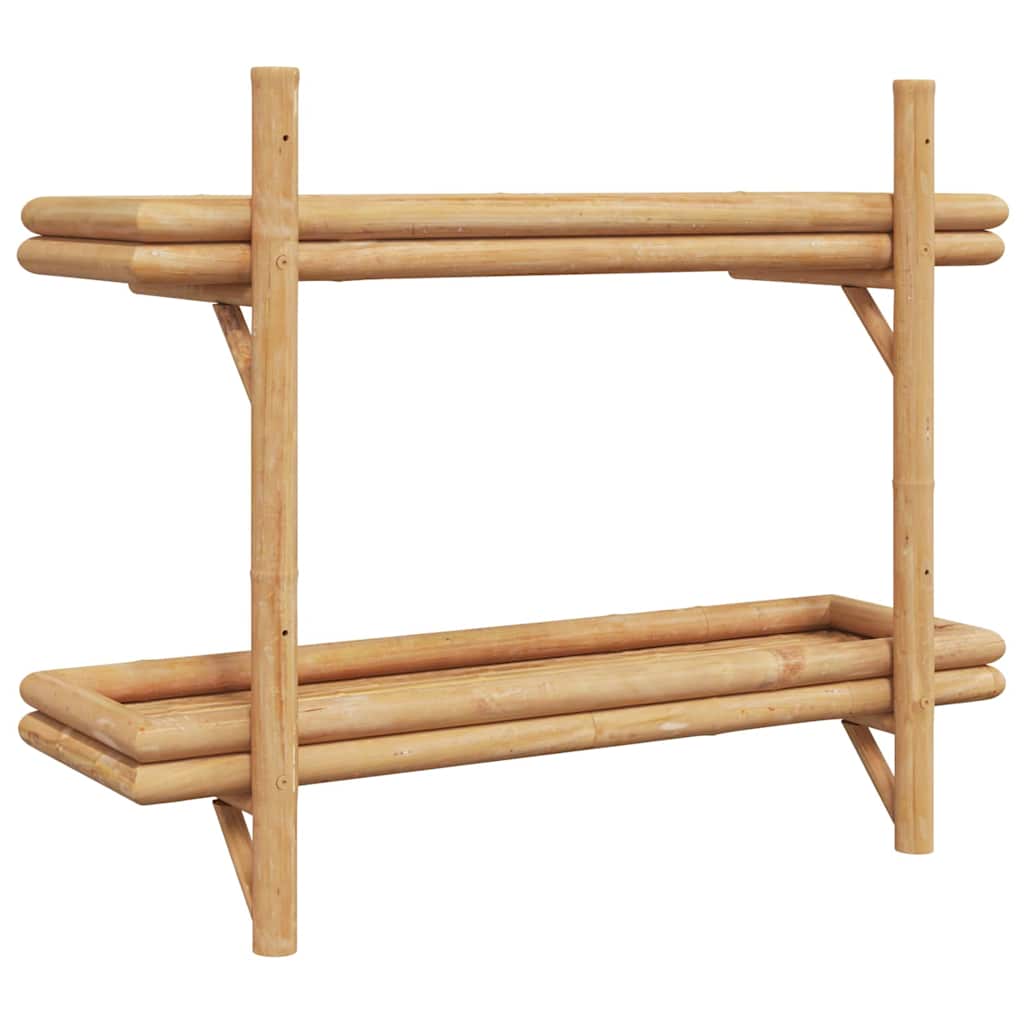Étagère Murale avec étagère Marron 75 x 26 x 60 cm Bambou - XIOS