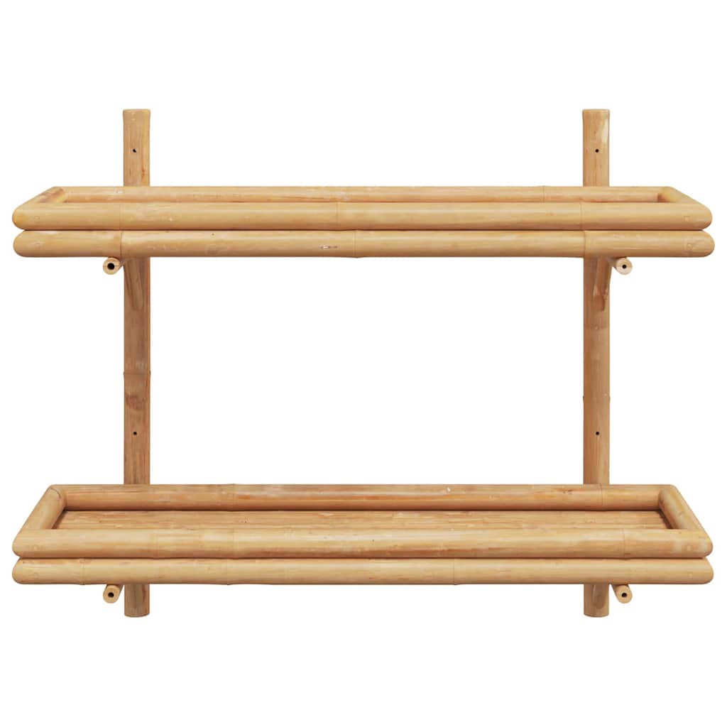 Étagère Murale avec étagère Marron 75 x 26 x 60 cm Bambou - XIOS