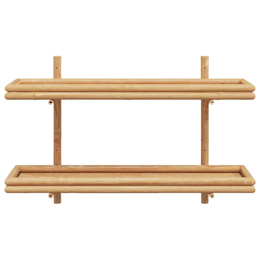 Étagère Murale avec étagère Marron 100 x 26 x 60 cm Bambou - XIOS
