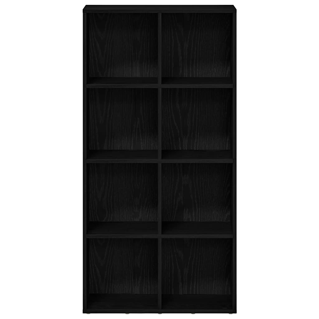 Bibliothèque en chêne noir 66 x 30 x 130 cm bois d'ingénierie - XIOS