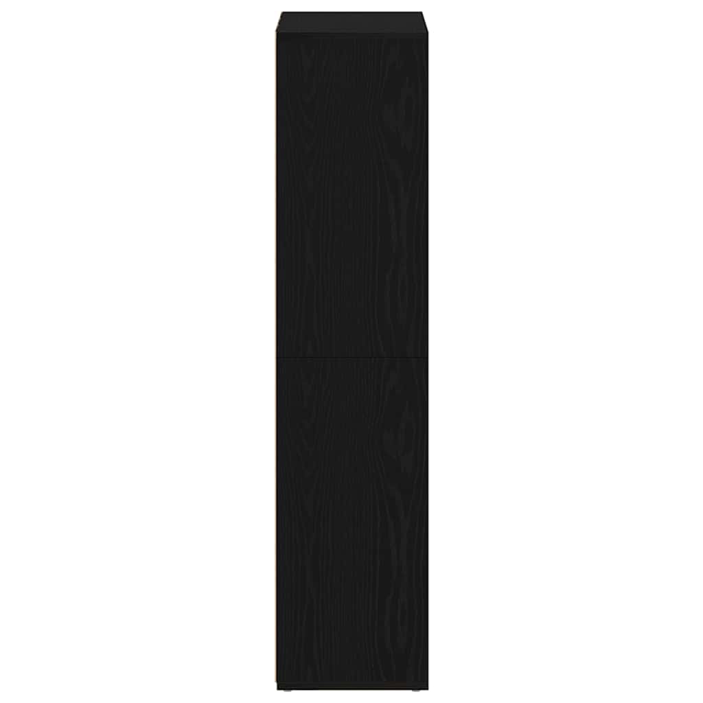 Bibliothèque en chêne noir 66 x 30 x 130 cm bois d'ingénierie - XIOS