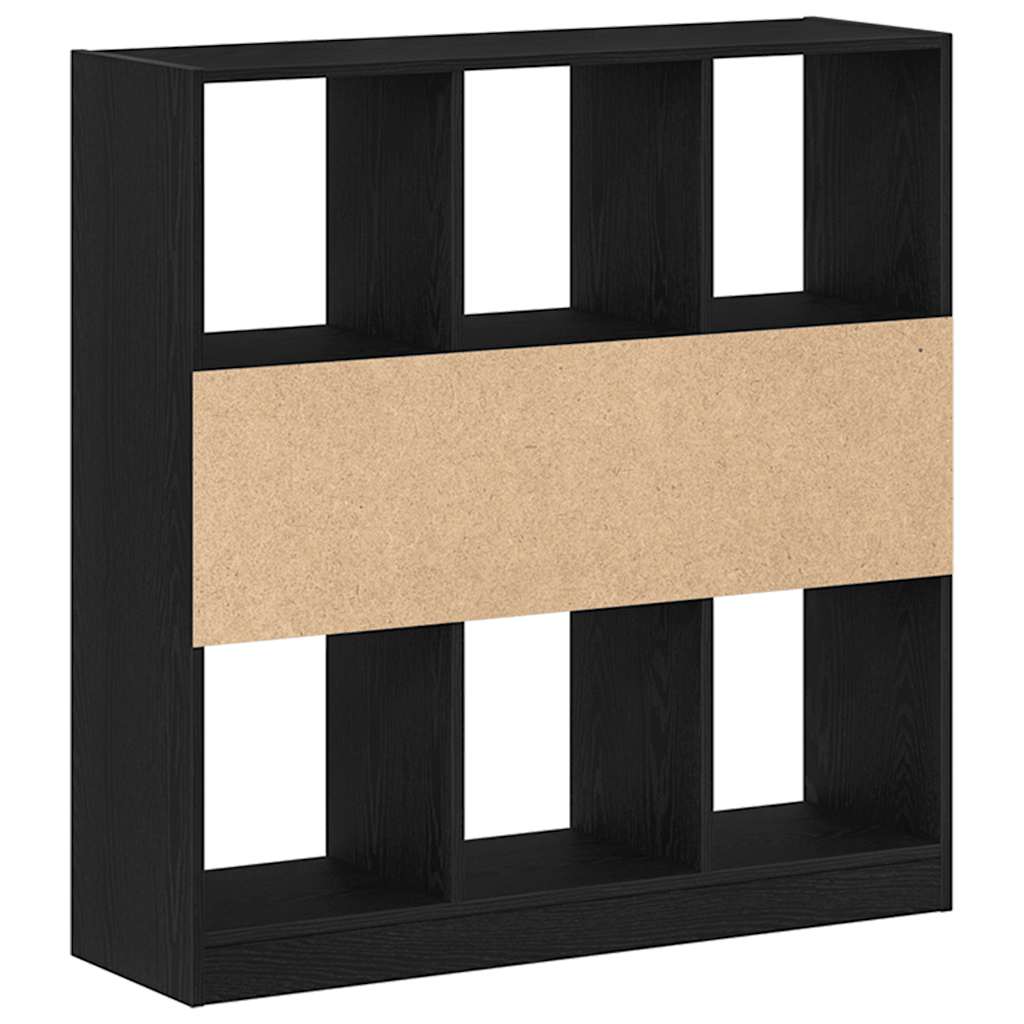 Bibliothèque chêne noir 97,5x29,5x100 cm bois d'ingénierie - XIOS