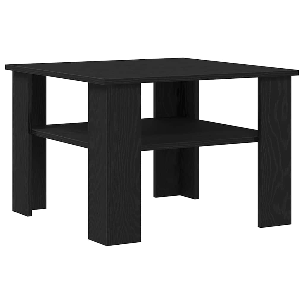 Table basse Chêne noir 60 x 60 x 42 cm Bois d'ingénierie - XIOS