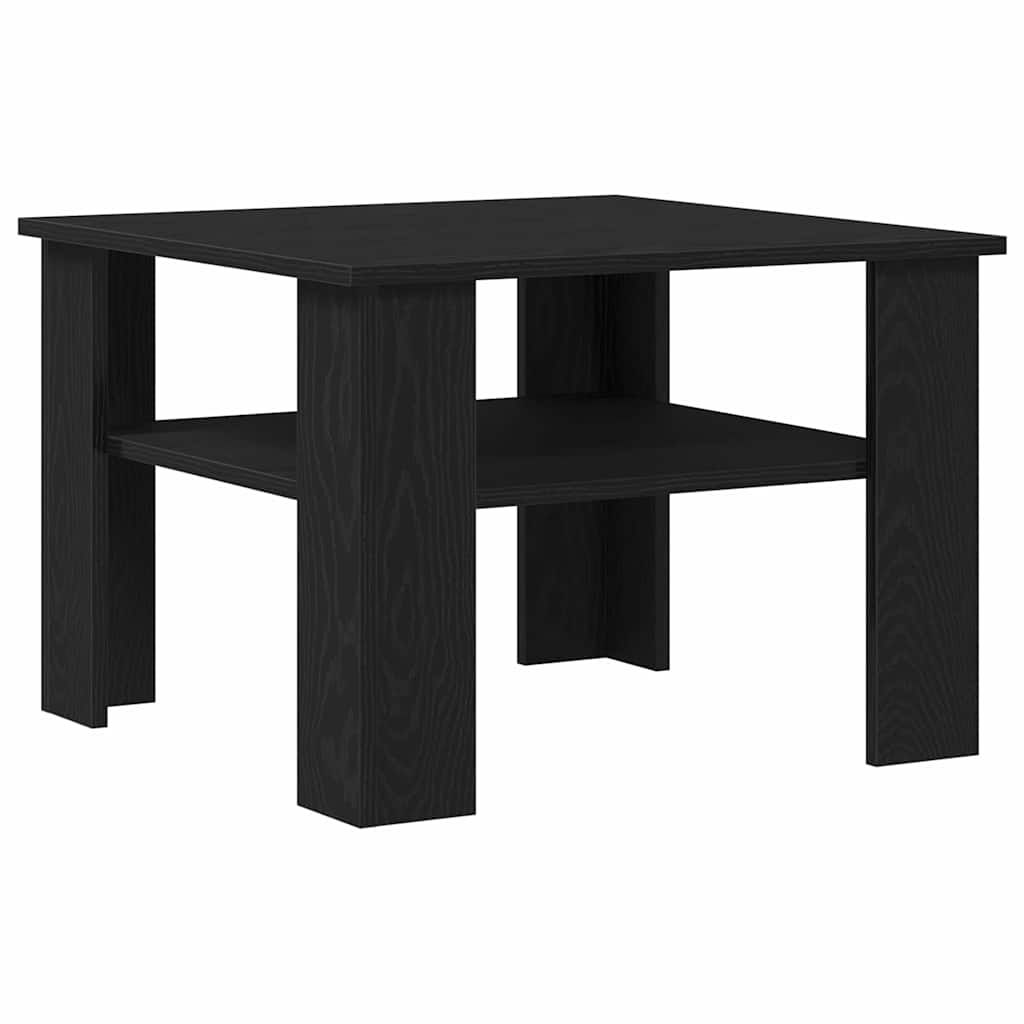 Table basse Chêne noir 60 x 60 x 42 cm Bois d'ingénierie - XIOS