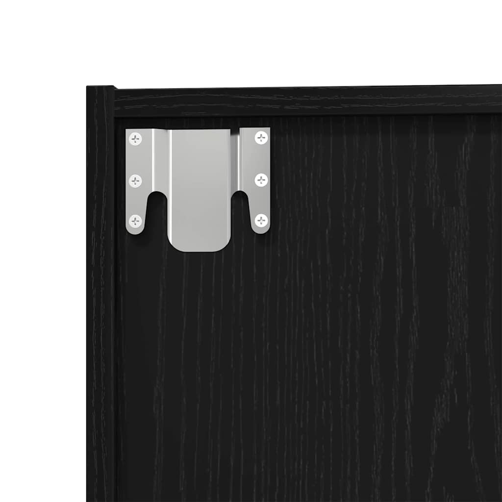 Bibliothèque Chêne noir 143 x 30 x 36 cm Bois d'ingénierie - XIOS