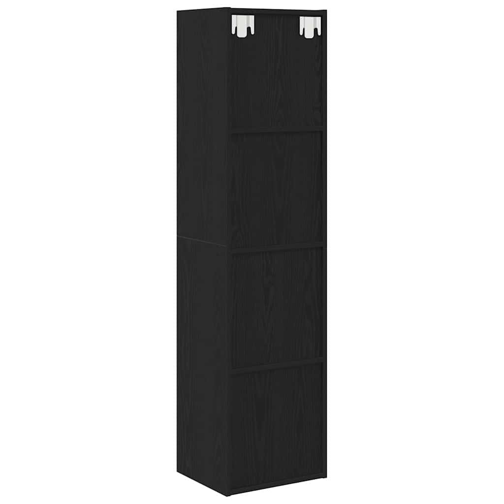 Bibliothèque Chêne noir 143 x 30 x 36 cm Bois d'ingénierie - XIOS