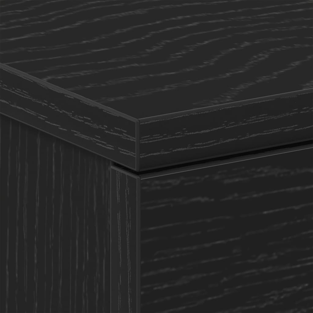 Tables de chevet 2 pcs Chêne noir 38x35x55 cm Bois d'ingénierie - XIOS