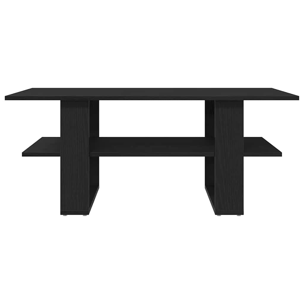 Table basse Chêne noir 102 x 55 x 42 cm Bois d'ingénierie - XIOS