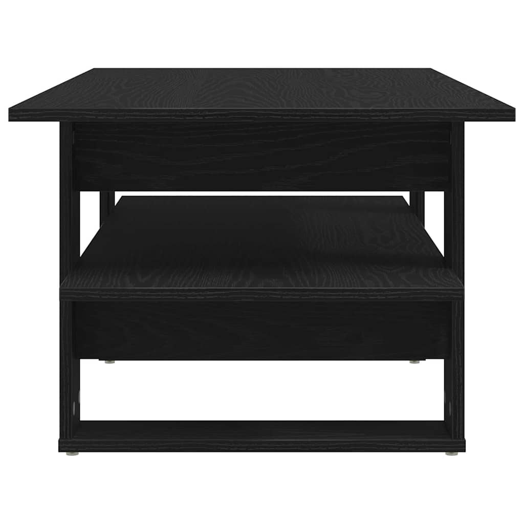 Table basse Chêne noir 102 x 55 x 42 cm Bois d'ingénierie - XIOS