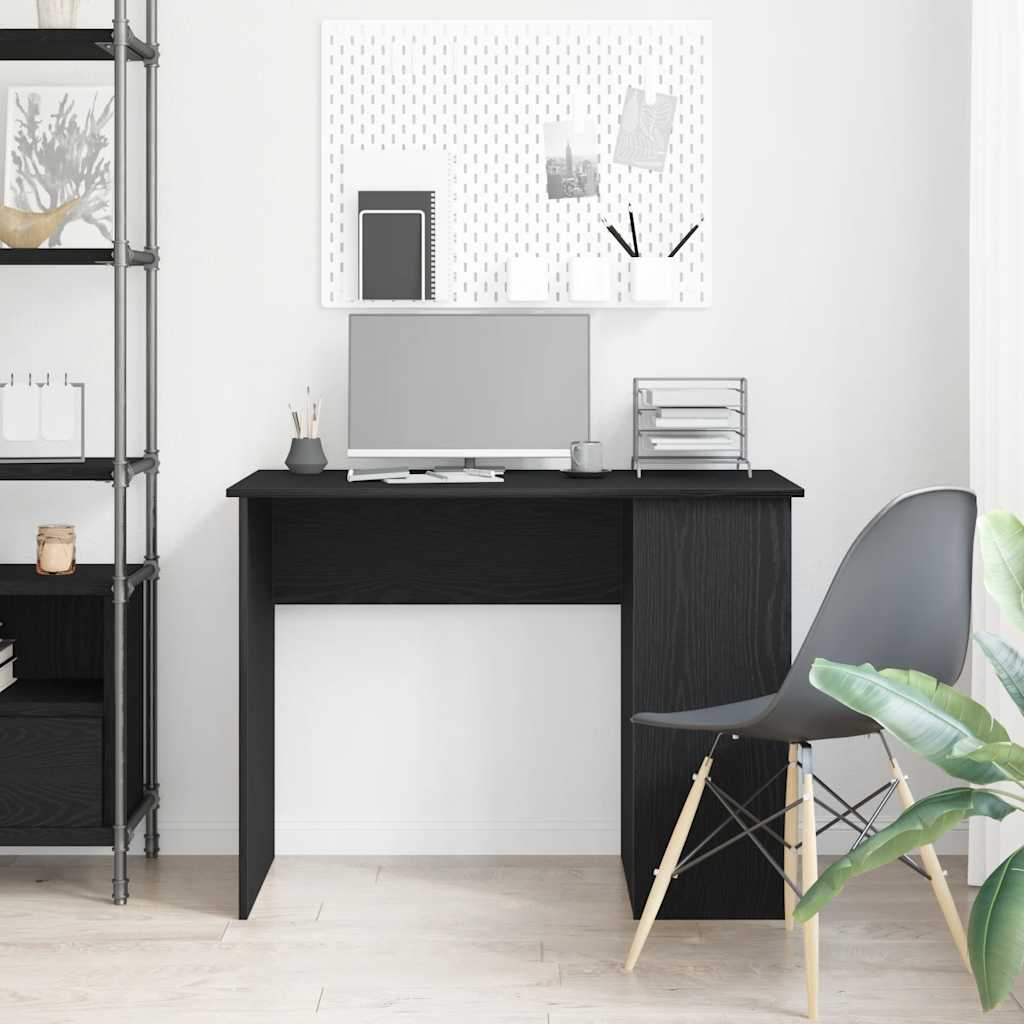 Bureau en chêne noir 100x55x75 cm bois d'ingénierie - XIOS