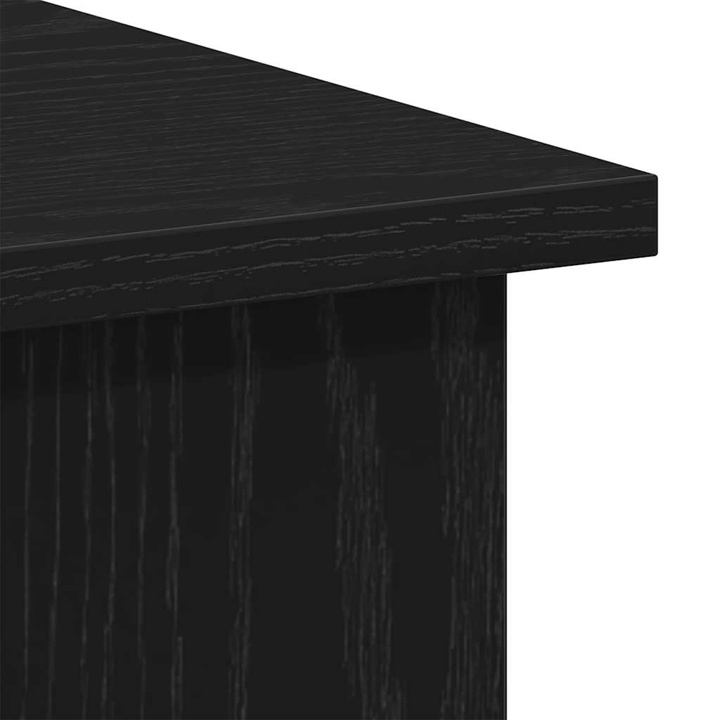 Bureau en chêne noir 100x55x75 cm bois d'ingénierie - XIOS