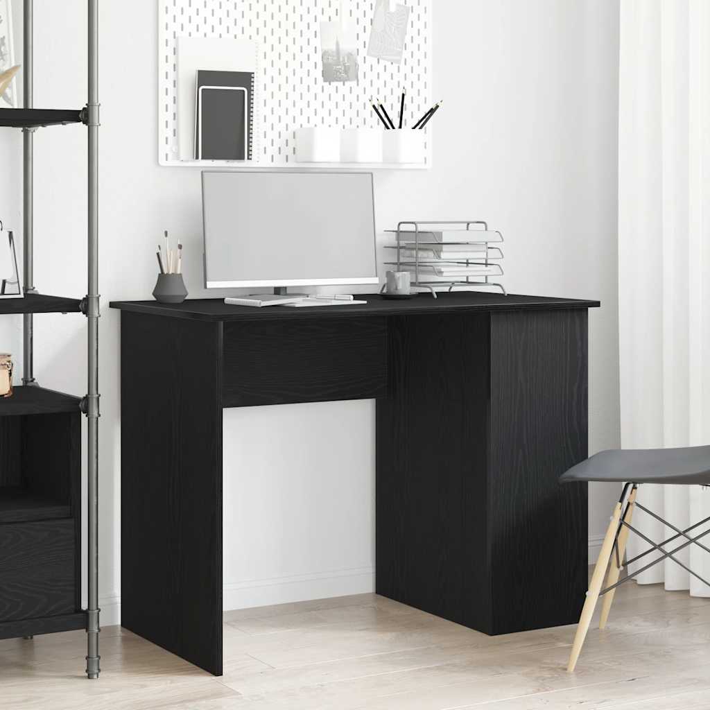 Bureau en chêne noir 100x55x75 cm bois d'ingénierie - XIOS