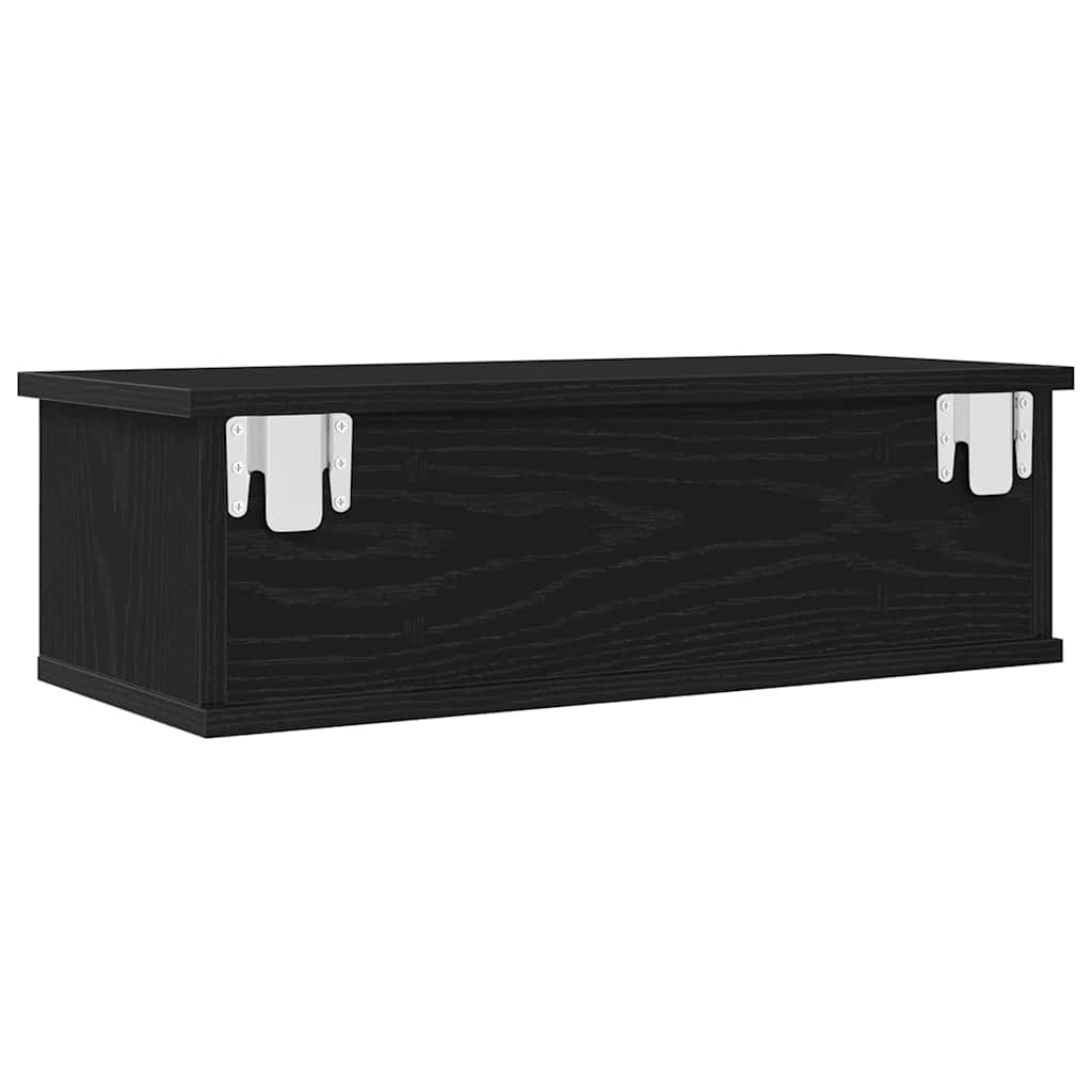 Meuble mural Chêne noir 60 x 26 x 18.5 cm Bois d'ingénierie - XIOS
