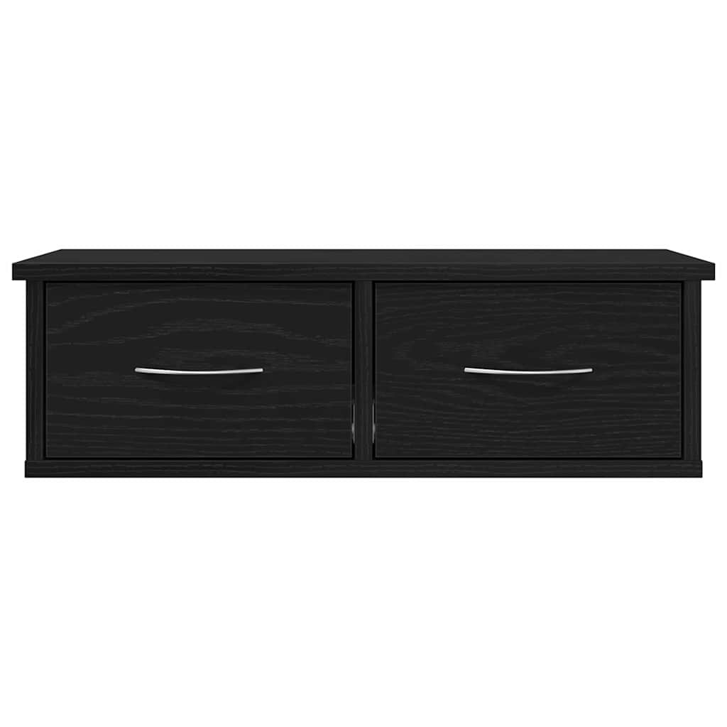 Meuble mural Chêne noir 60 x 26 x 18.5 cm Bois d'ingénierie - XIOS