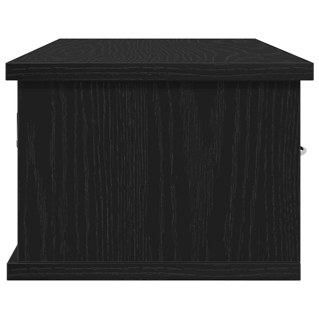 Meuble mural Chêne noir 60 x 26 x 18.5 cm Bois d'ingénierie - XIOS