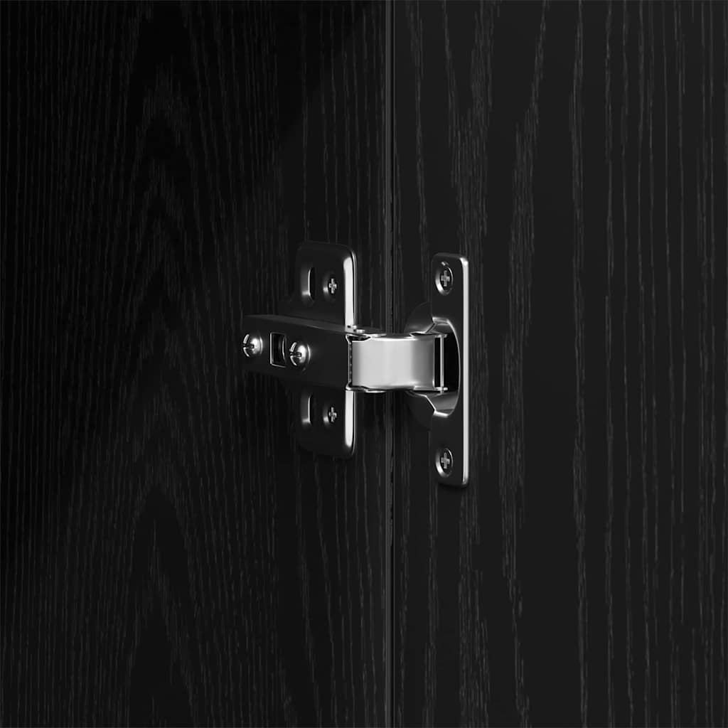 Armoire Chêne noir 80 x 52 x 180 cm Bois d'ingénierie - XIOS
