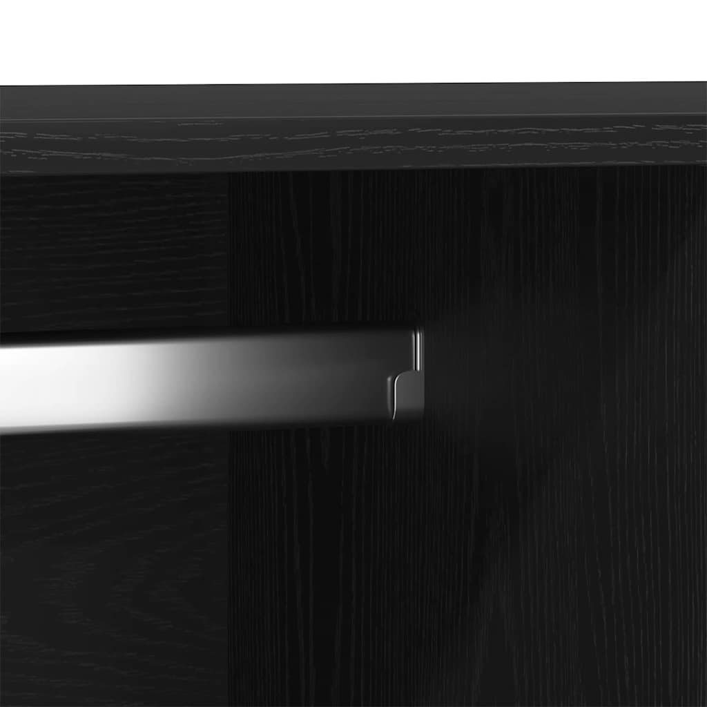 Armoire Chêne noir 80 x 52 x 180 cm Bois d'ingénierie - XIOS