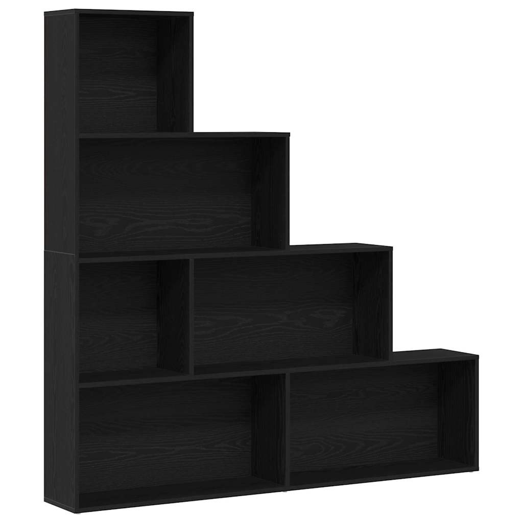 Bibliothèque Chêne noir 155 x 24 x 160 cm Bois d'ingénierie - XIOS