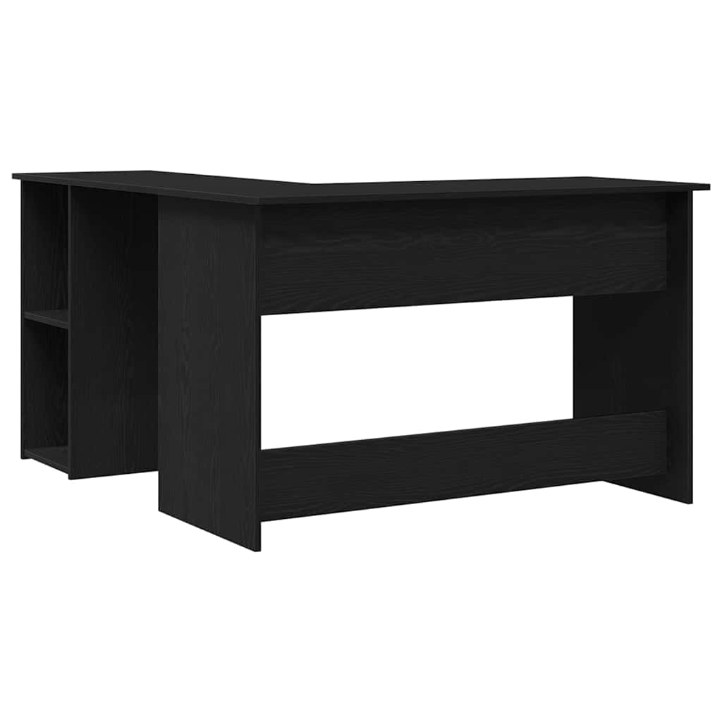 Bureau d'angle Chêne noir 120 x 140 x 75 cm Bois d'ingénierie - XIOS