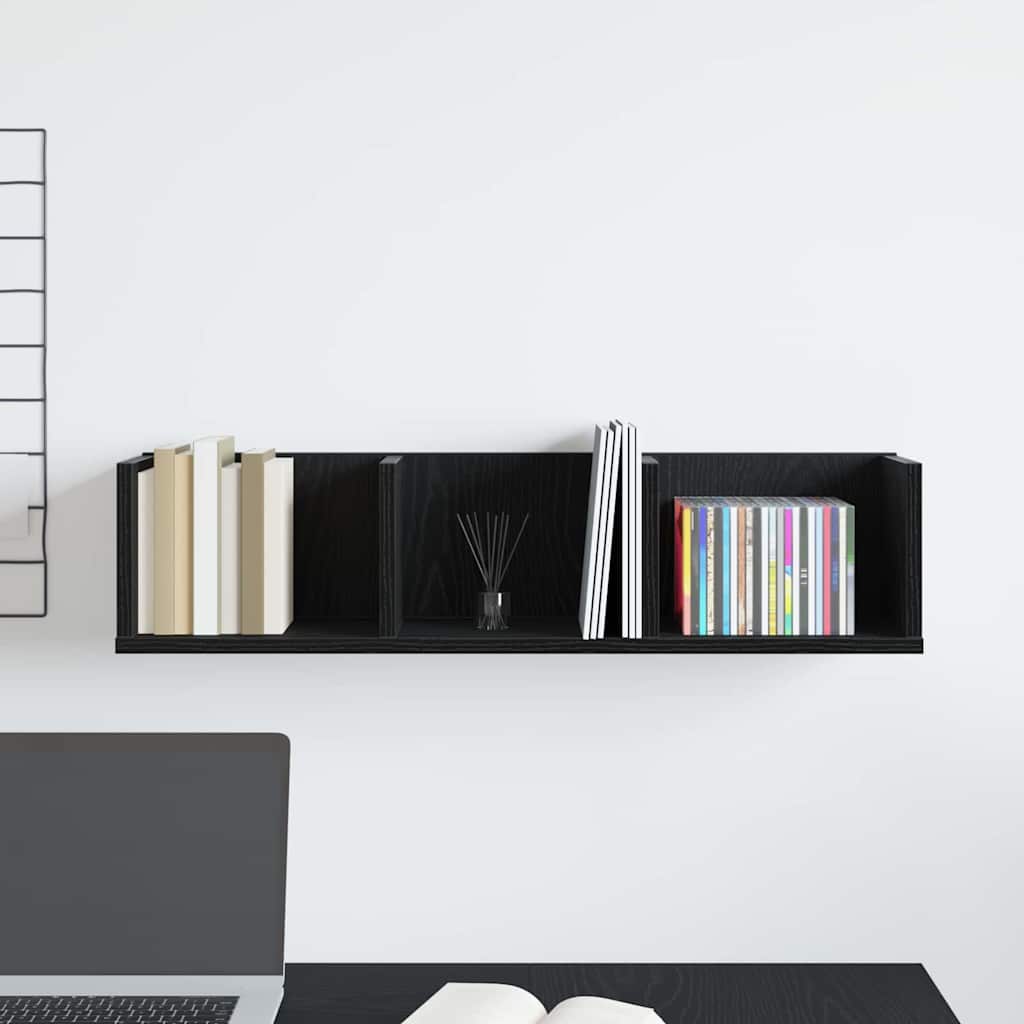 Étagère Murale Chêne noir 75 x 18 x 18 cm Bois d'ingénierie - XIOS