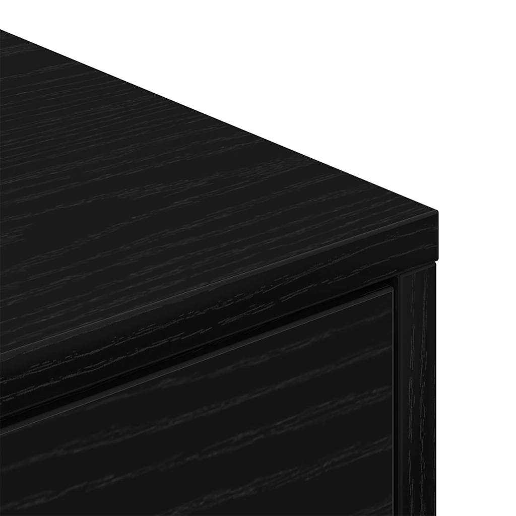 Rack à chaussures Chêne noir 60 x 35 x 84 cm Bois d'ingénierie - XIOS