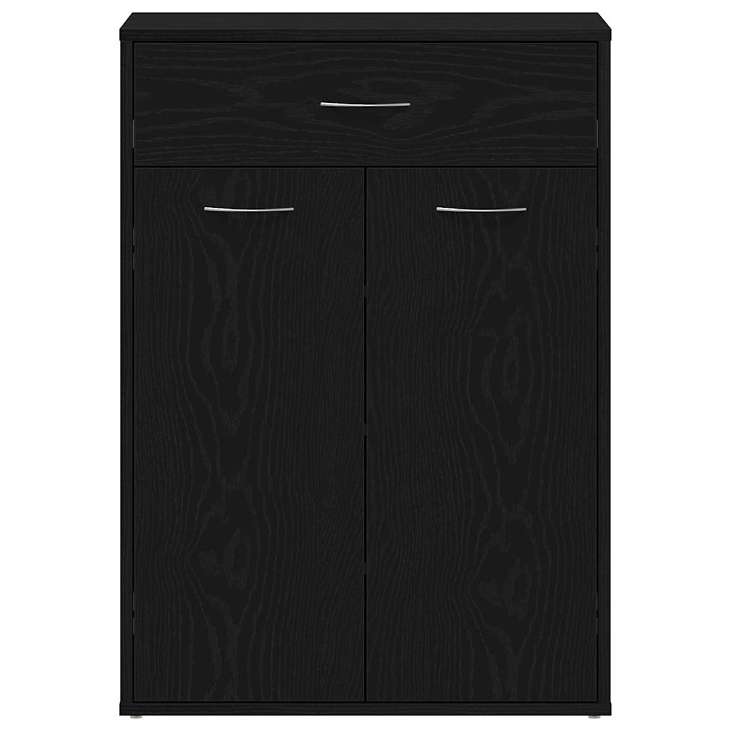 Rack à chaussures Chêne noir 60 x 35 x 84 cm Bois d'ingénierie - XIOS