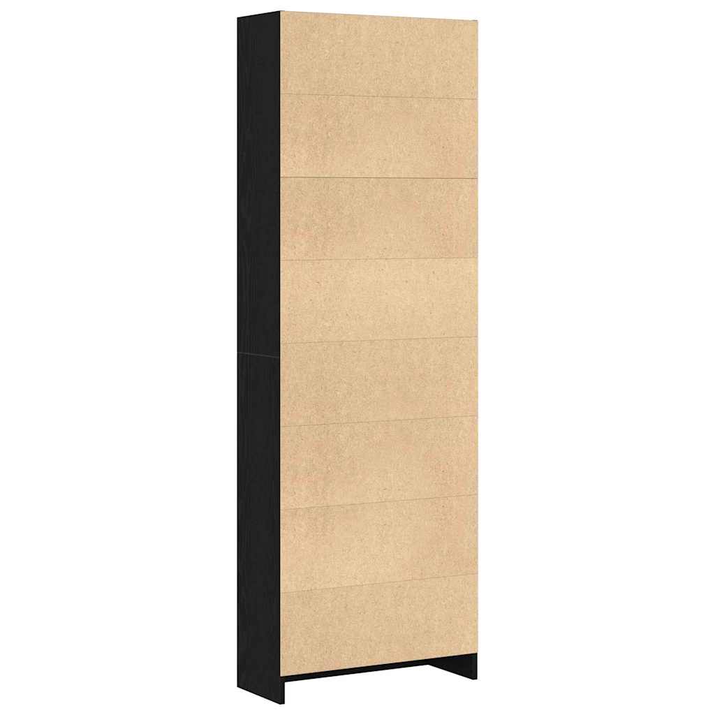 Étagère Chêne noir 60 x 24 x 176 cm Bois d'ingénierie - XIOS