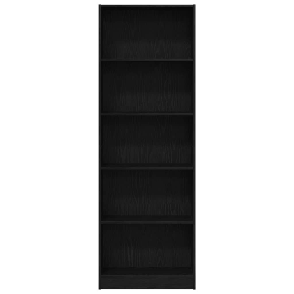 Étagère Chêne noir 60 x 24 x 176 cm Bois d'ingénierie - XIOS
