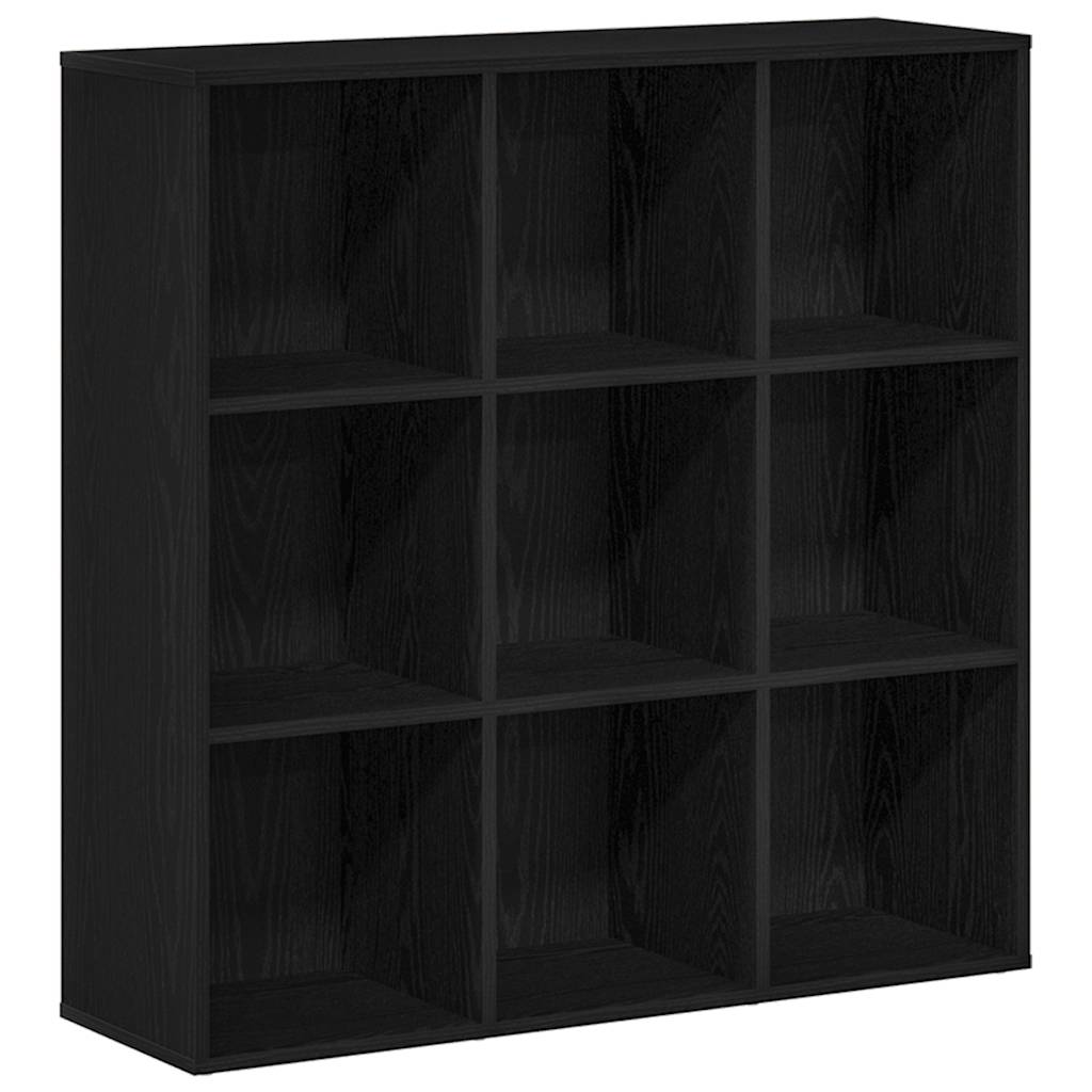 Bibliothèque en chêne noir 98 x 29 x 97,5 cm bois d'ingénierie - XIOS