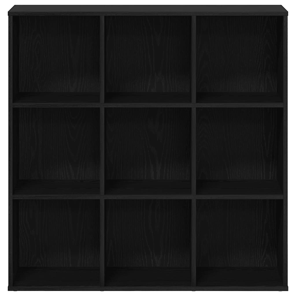 Bibliothèque en chêne noir 98 x 29 x 97,5 cm bois d'ingénierie - XIOS