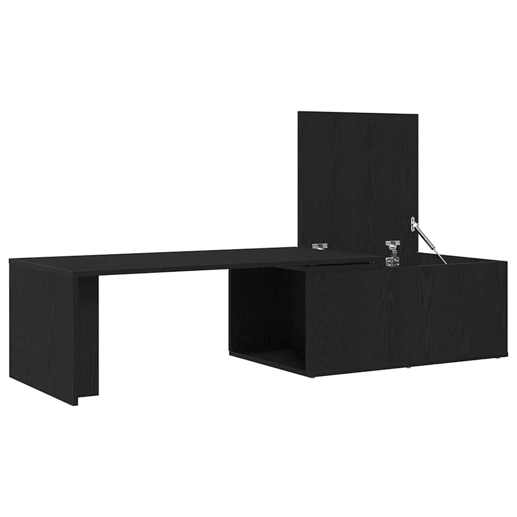 Table basse Chêne noir 150 x 50 x 35 cm Bois d'ingénierie - XIOS