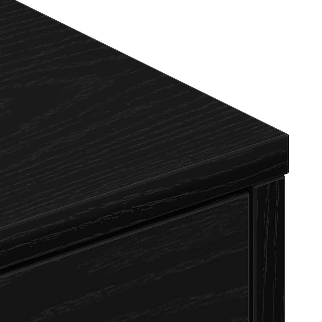 Meuble TV 80 x 34 x 36 cm Chêne noir Bois d'ingénierie - XIOS