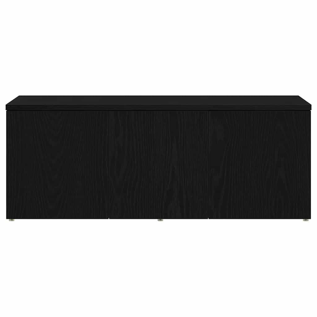 Meuble TV avec tiroir Chêne noir 80x34x30 cm Bois d'ingénierie - XIOS