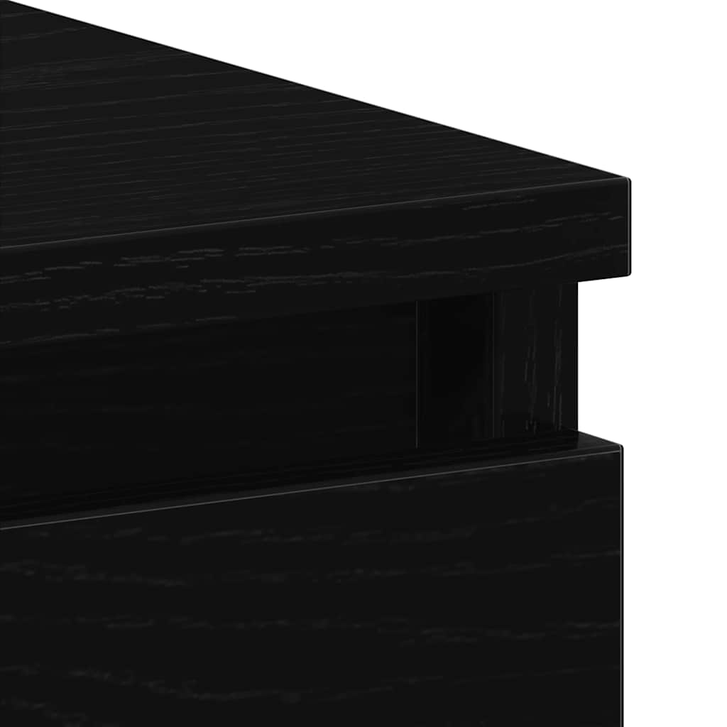 Bureau chêne noir 90x45x76 cm bois d'ingénierie - XIOS