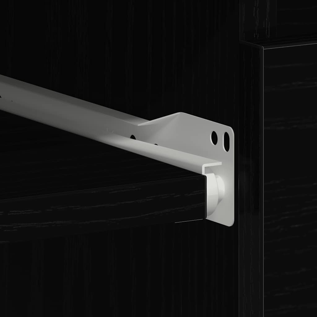 Bureau chêne noir 90x45x76 cm bois d'ingénierie - XIOS